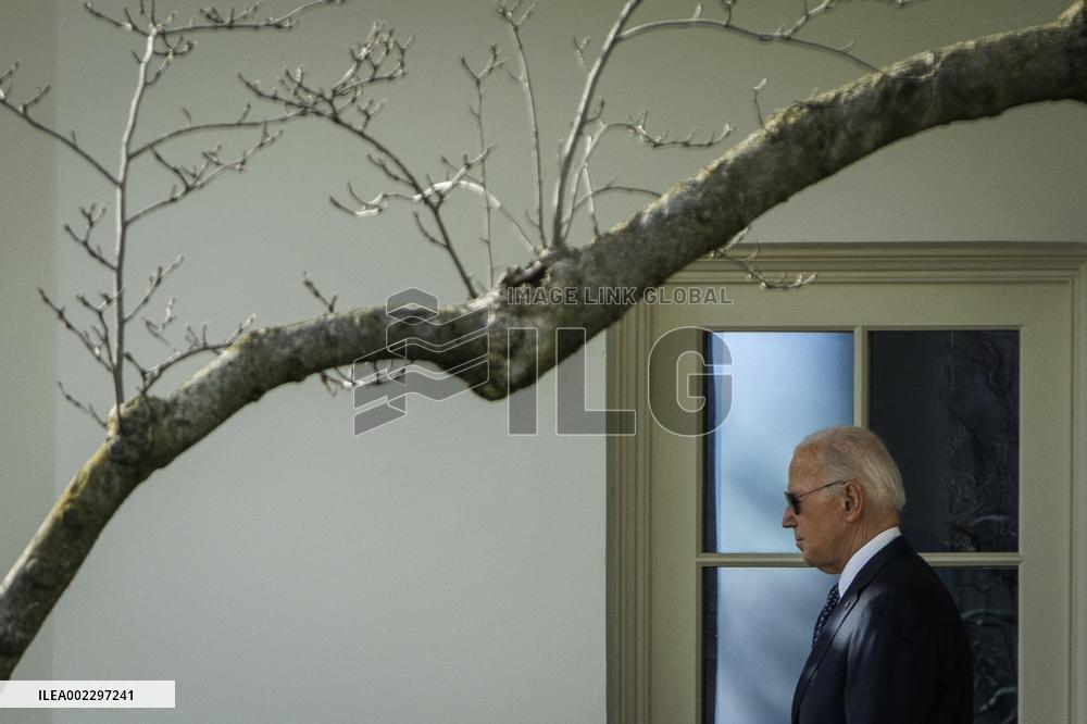 DC: President Joe Biden Departs the White House