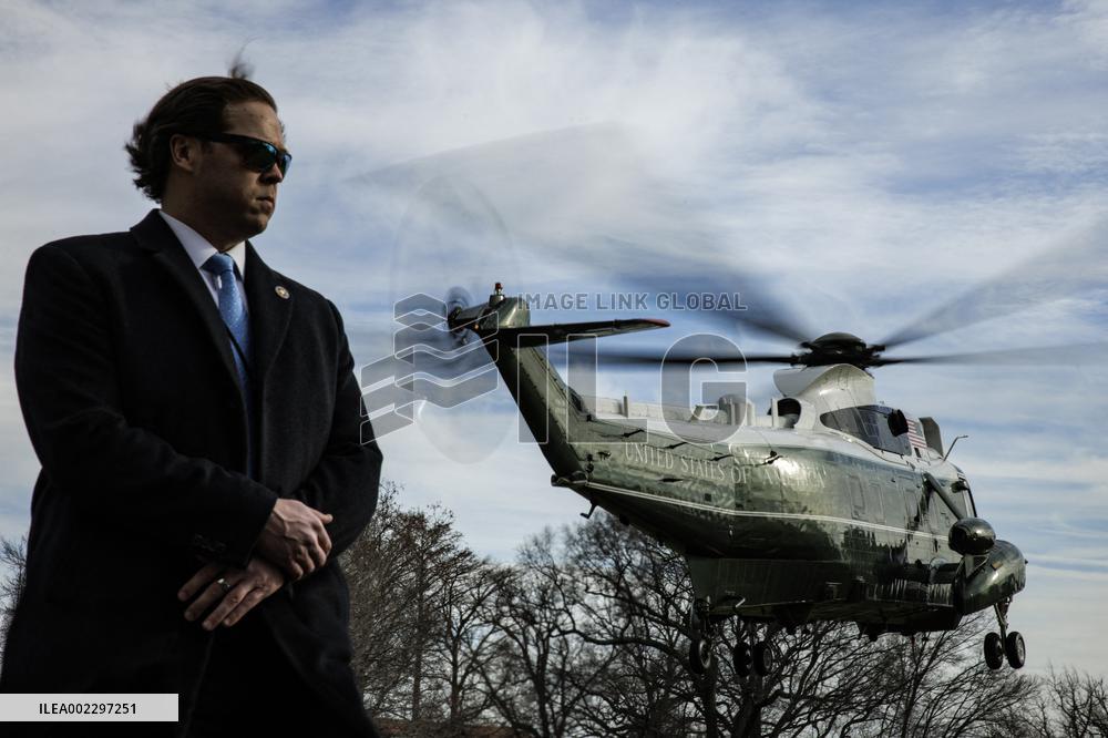 DC: President Joe Biden Departs the White House