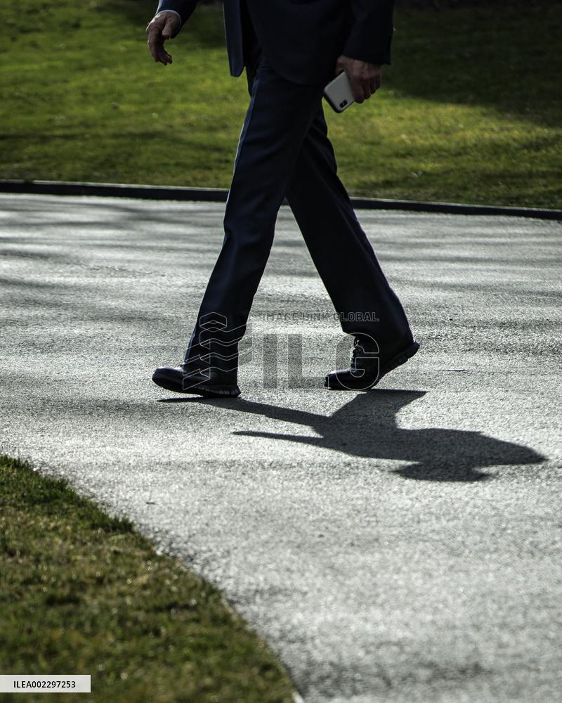 DC: President Joe Biden Departs the White House
