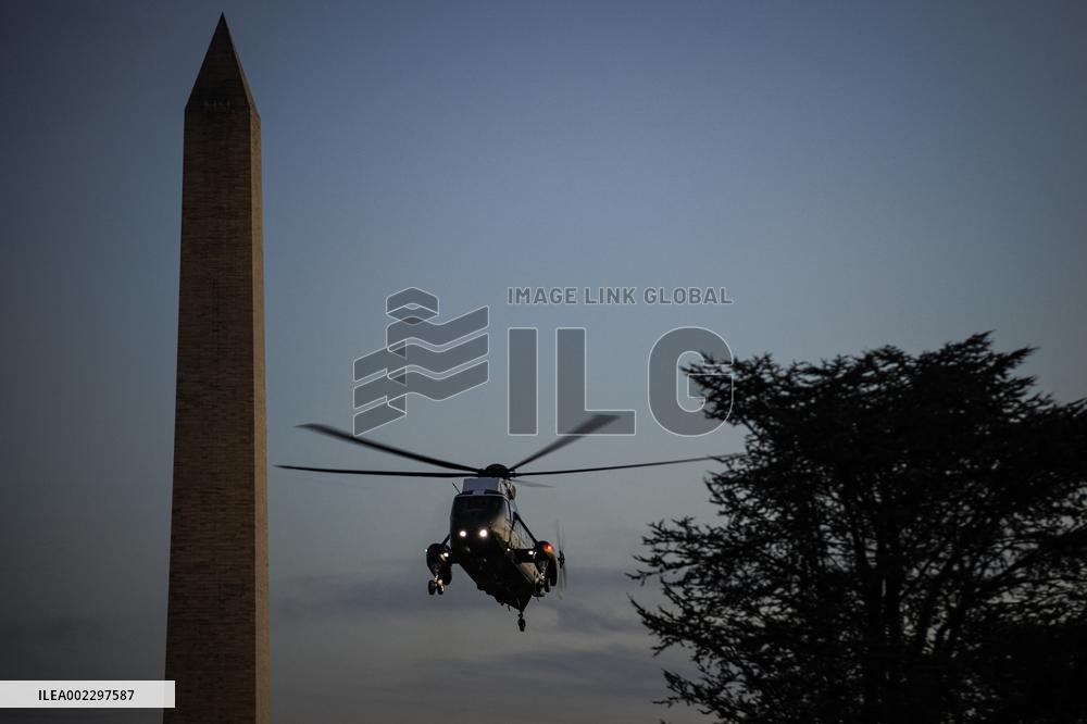 DC: President Joe Biden Returns to the White House