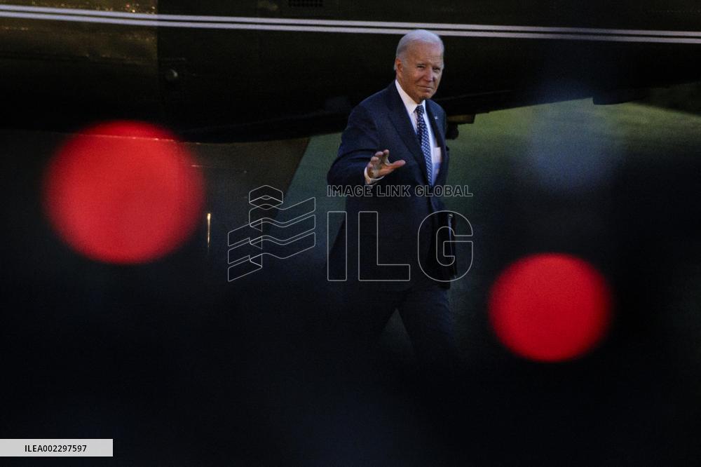 DC: President Joe Biden Returns to the White House