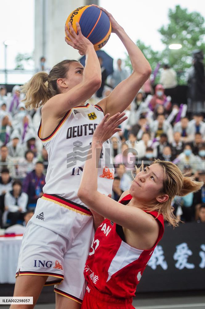 (SP)CHINA-WUHAN-3X3 BASKETBALL-FIBA WOMEN'S SERIES-GERMANY VS JAPAN (CN)