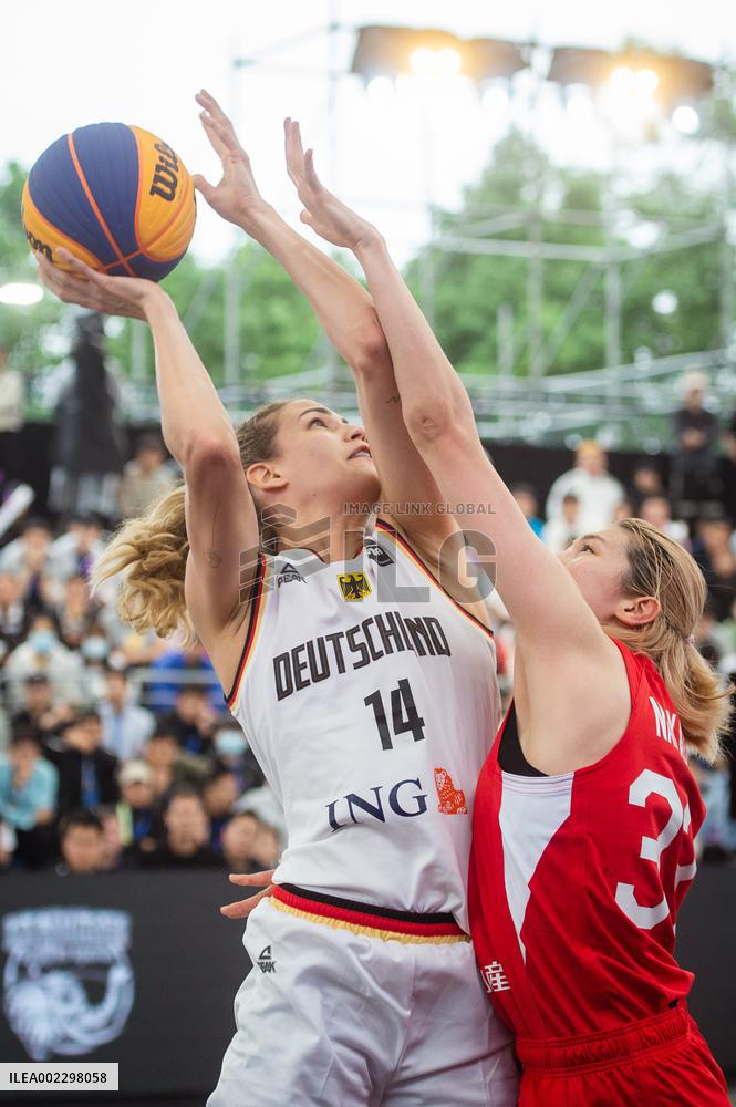 (SP)CHINA-WUHAN-3X3 BASKETBALL-FIBA WOMEN'S SERIES-GERMANY VS JAPAN (CN)