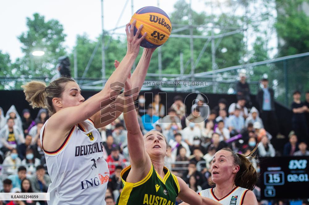 (SP)CHINA-WUHAN-3X3 BASKETBALL-FIBA WOMEN'S SERIES-AUSTRALIA VS GERMANY (CN)