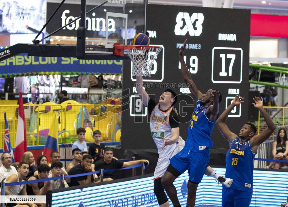 (SP)ISRAEL-EILAT-3X3 BASKETBALL-FIBA WORLD CUP QUALIFIER-CHN VS RWA