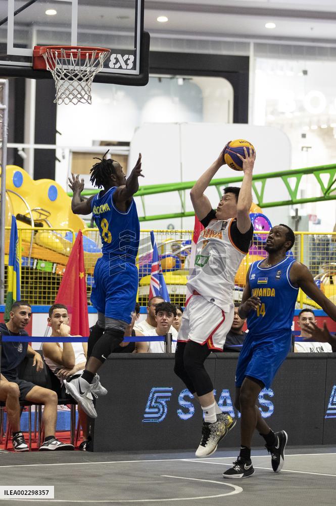 (SP)ISRAEL-EILAT-3X3 BASKETBALL-FIBA WORLD CUP QUALIFIER-CHN VS RWA