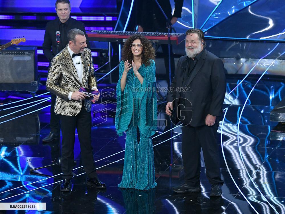 Russel Crowe At 74th Italian Song Festival - Sanremo