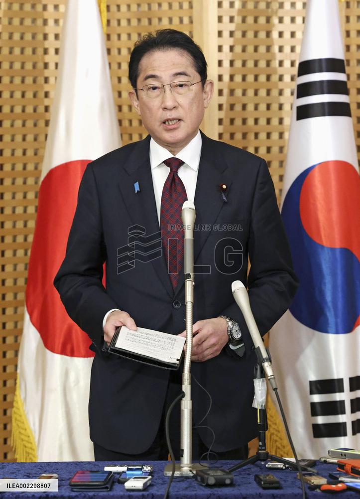 Japan PM Kishida in Seoul