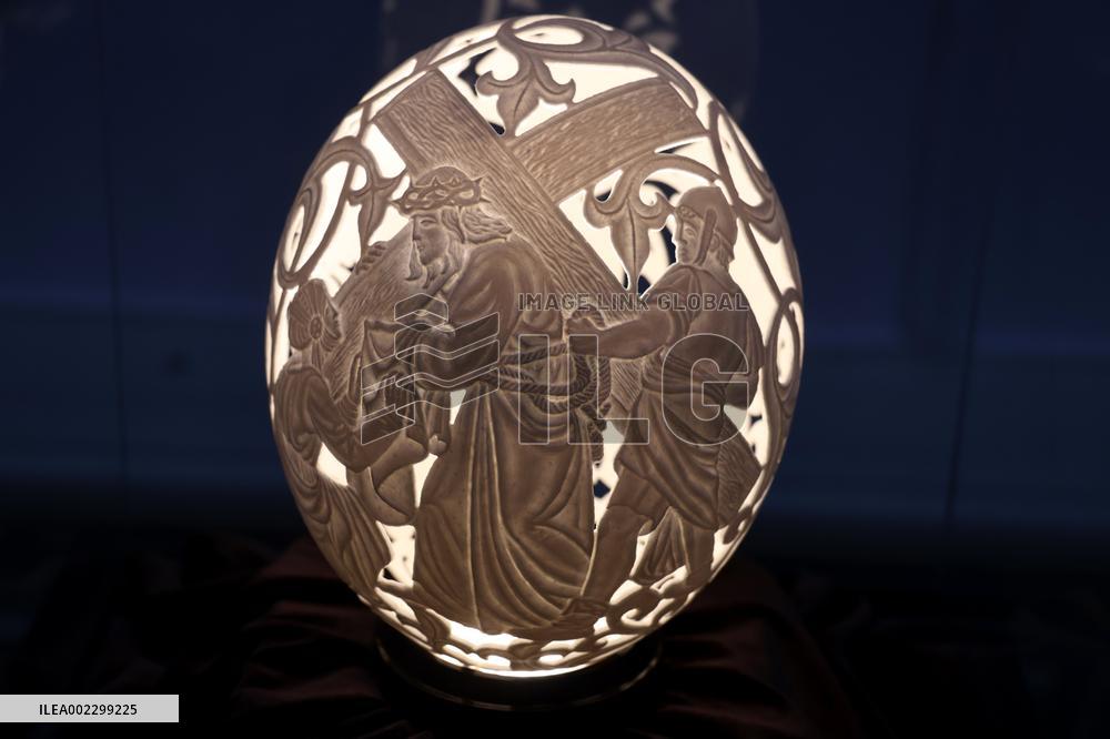 Opening of Sorrowful Way of Bakhmut exhibition in Kyiv