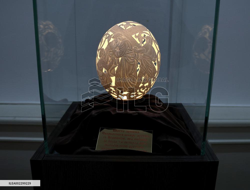 Opening of Sorrowful Way of Bakhmut exhibition in Kyiv