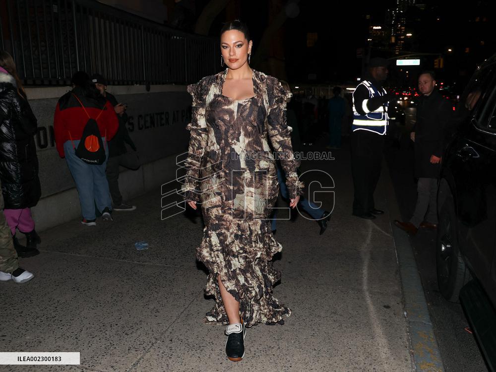 Ashley Graham  Outside The Amazing Mostro Show - NYC
