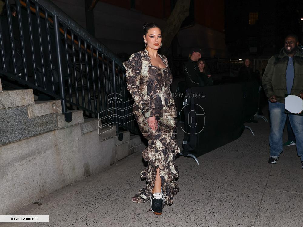 Ashley Graham  Outside The Amazing Mostro Show - NYC