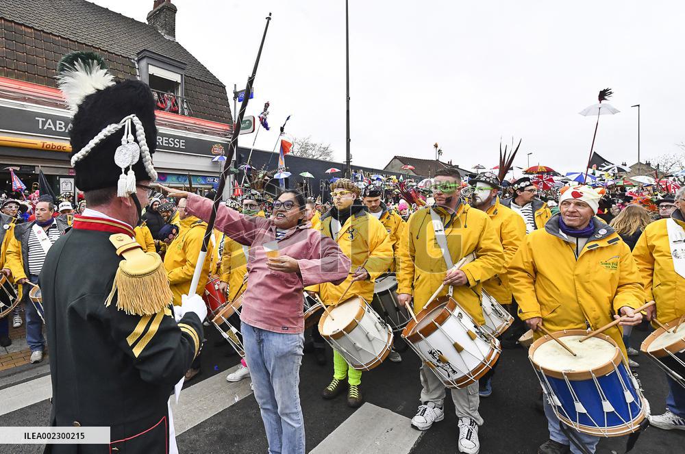 Carnival Fever In The Northern City Of Dunkirk - France