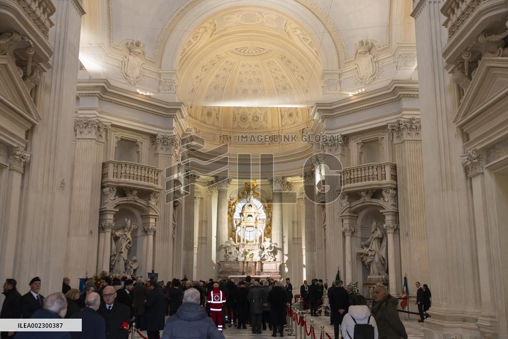Vittorio Emanuele Of Savoy Mourning - Turin