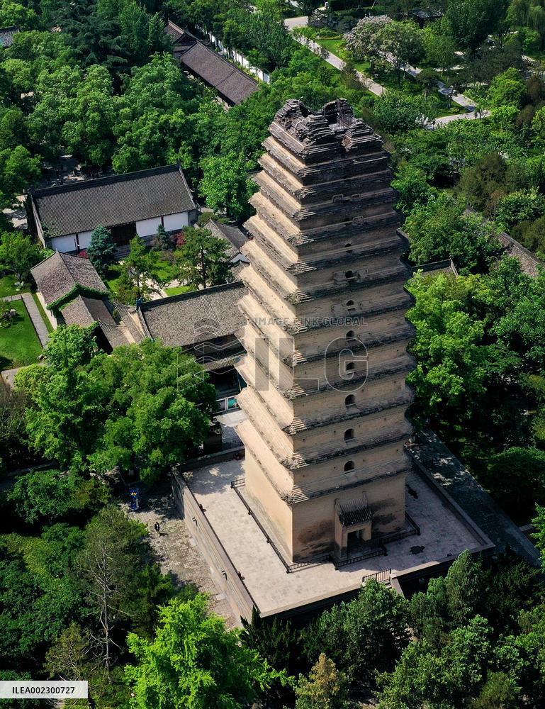 CHINA-SHAANXI-XI'AN-LANDMARK-SMALL WILD GOOSE PAGODA (CN)