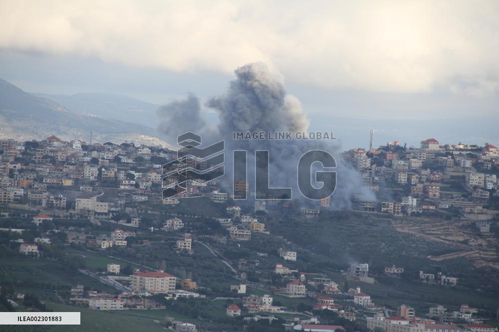 LEBANON-MAROUN AL-RAS-ISRAEL-BORDER-TENSIONS