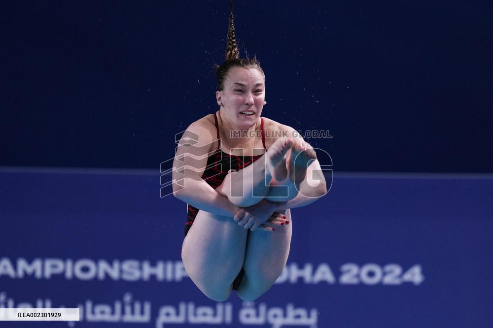 (SP)QATAR-DOHA-DIVING-WORLD AQUATICS CHAMPIONSHIPS-WOMEN-3M-SPRINGBOARD