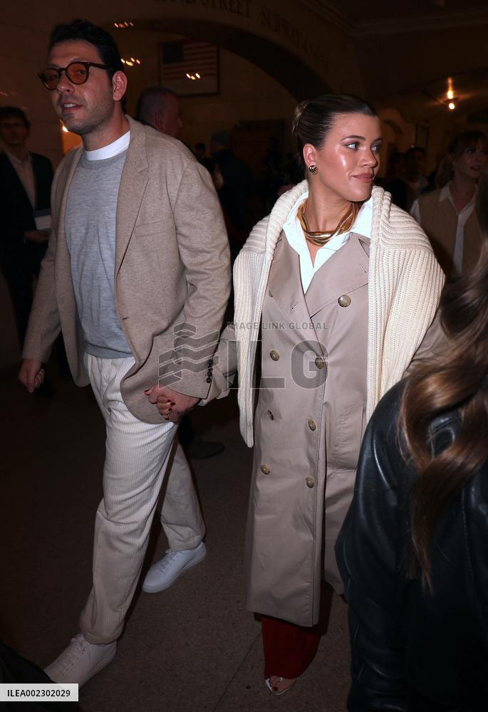 NFW - Elliot Grainge and Sofia Richie At Tommy Hilfiger Show