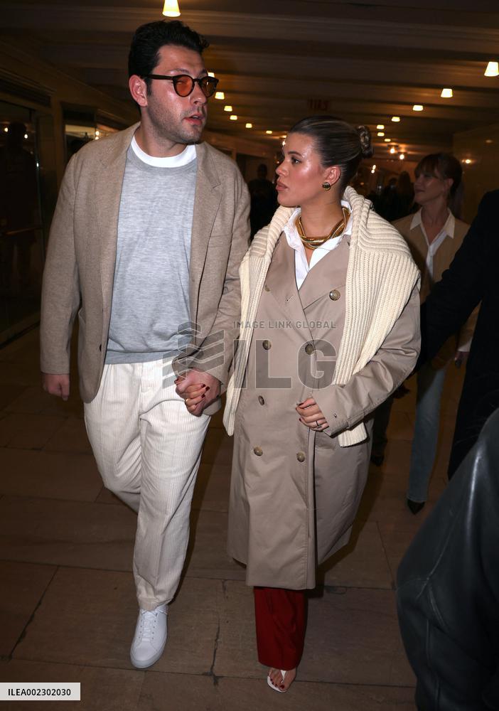 NFW - Elliot Grainge and Sofia Richie At Tommy Hilfiger Show