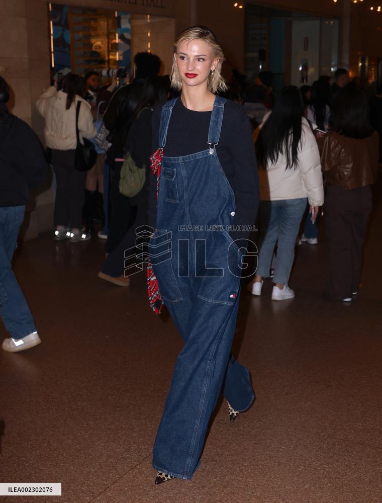 NFW - Celebs At Tommy Hilfiger Show