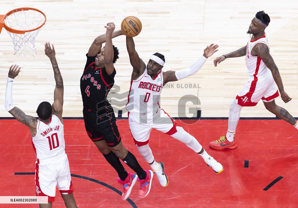 (SP)CANADA-TORONTO-BASKETBALL-NBA-ROCKETS VS RAPTORS