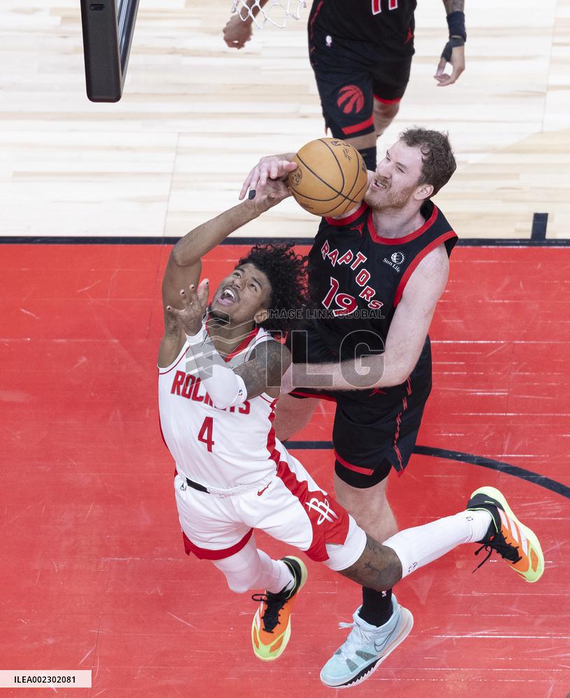 (SP)CANADA-TORONTO-BASKETBALL-NBA-ROCKETS VS RAPTORS