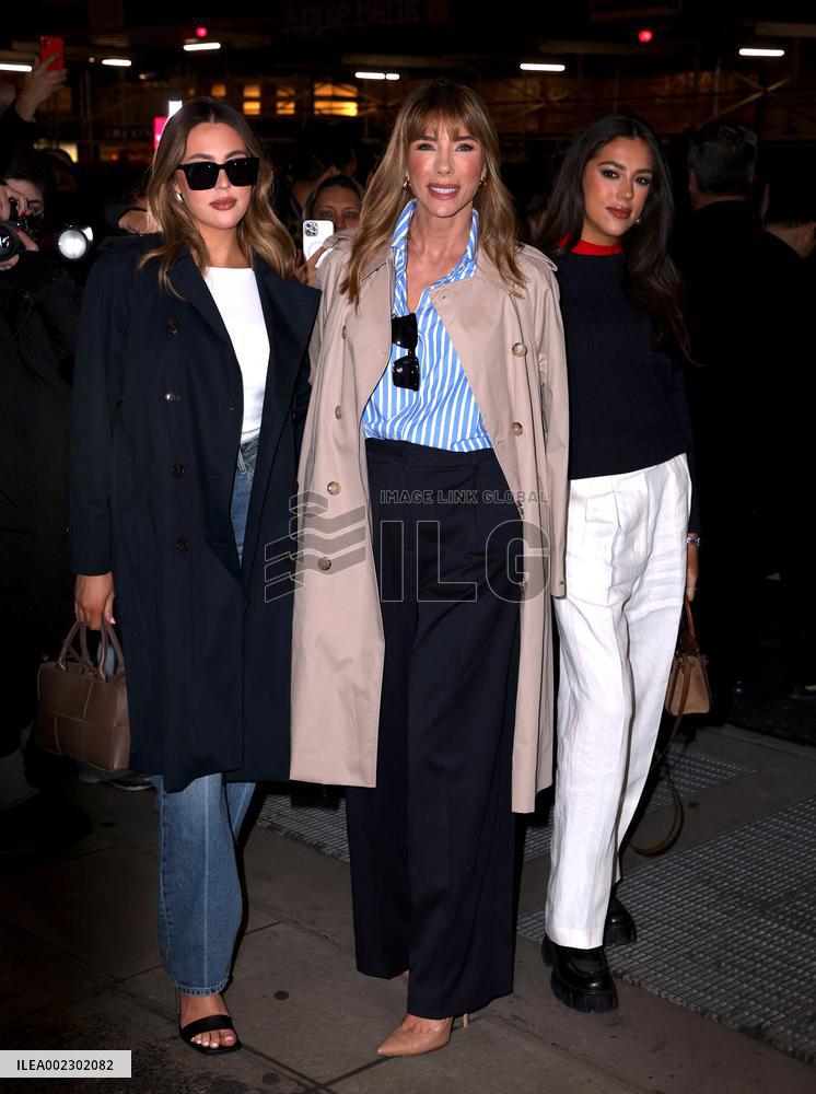 NFW - Celebs At Tommy Hilfiger Show