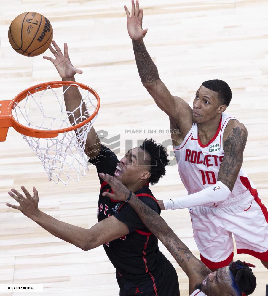 (SP)CANADA-TORONTO-BASKETBALL-NBA-ROCKETS VS RAPTORS