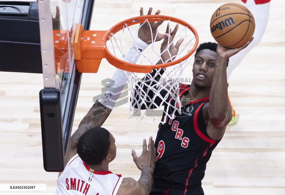 (SP)CANADA-TORONTO-BASKETBALL-NBA-ROCKETS VS RAPTORS