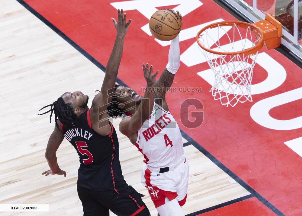 (SP)CANADA-TORONTO-BASKETBALL-NBA-ROCKETS VS RAPTORS