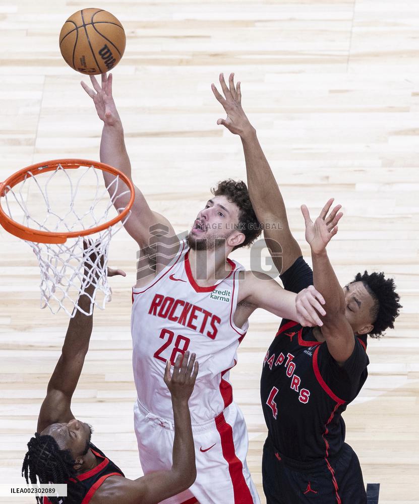 (SP)CANADA-TORONTO-BASKETBALL-NBA-ROCKETS VS RAPTORS