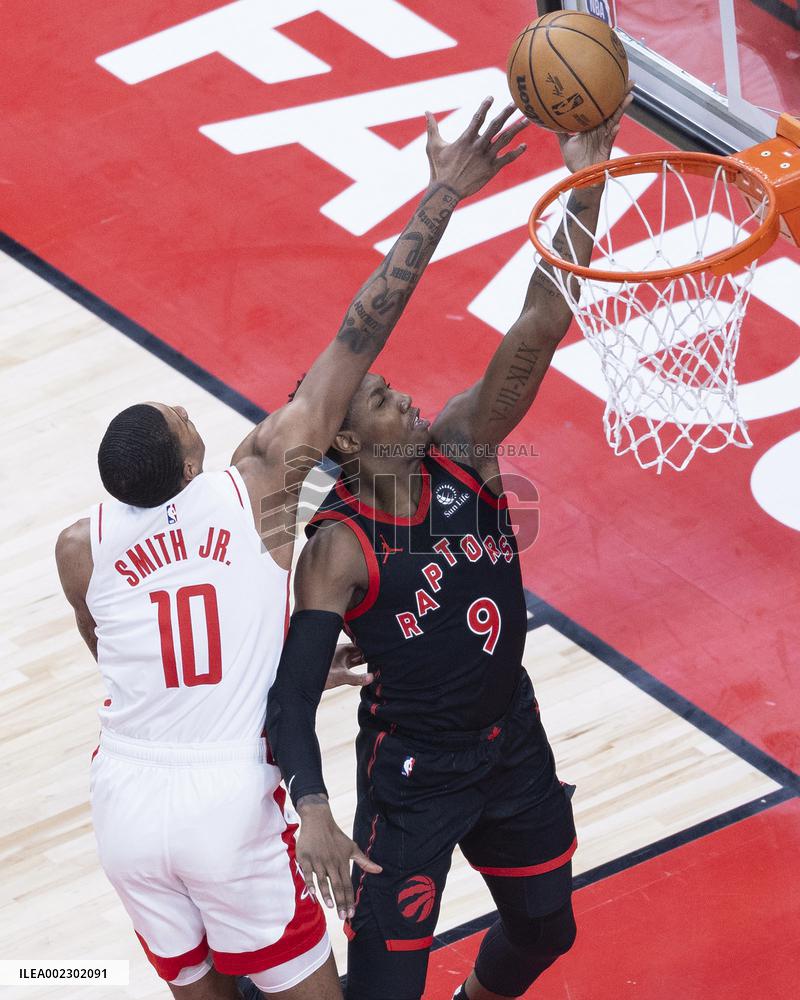 (SP)CANADA-TORONTO-BASKETBALL-NBA-ROCKETS VS RAPTORS