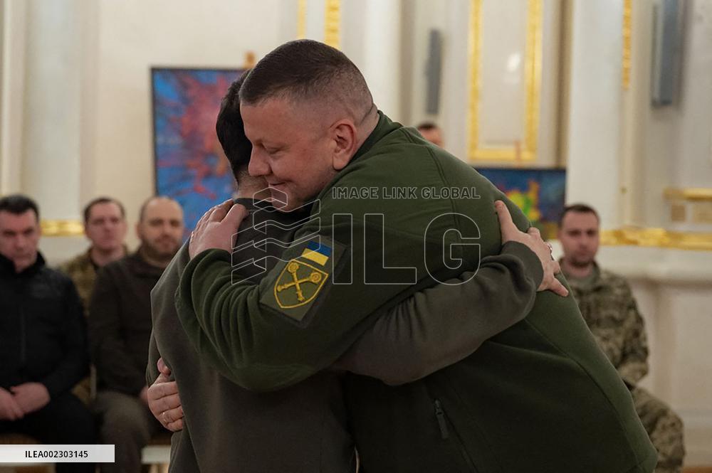 Ukraine's President Zelenskyy Awards Presentation - Kyiv