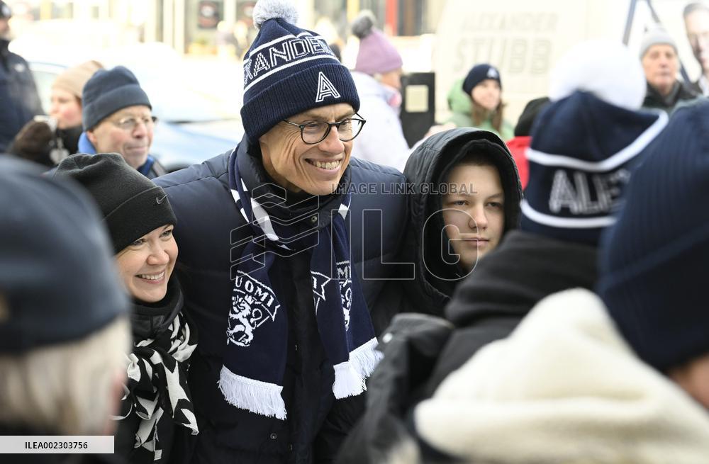 Presidential candidate Alexander Stubb continues campaign
