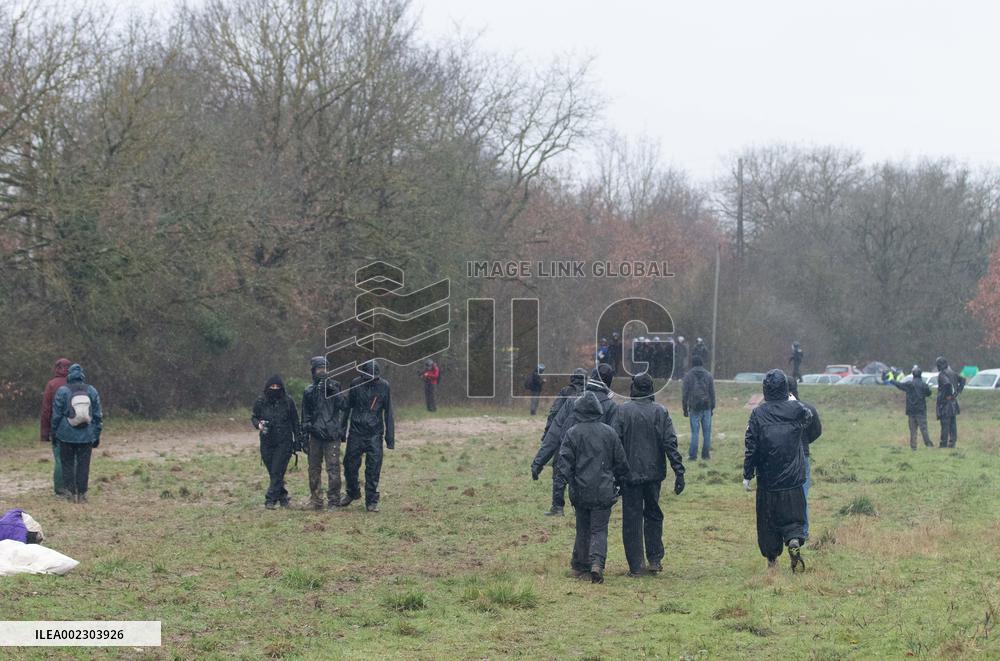 Greta Thunberg Protests Against A69 Motorway Project Between Toulouse And Castres - Saix