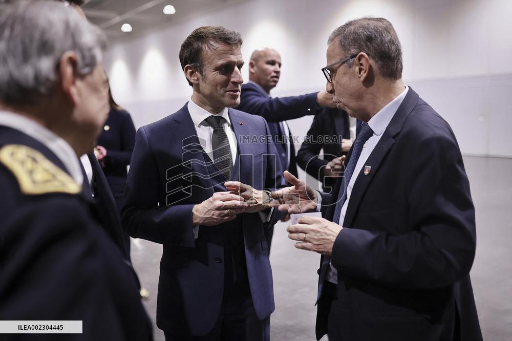 President Emmanuel Macron Visit To Bordeaux