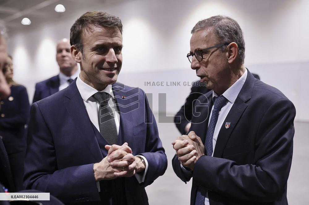 President Emmanuel Macron Visit To Bordeaux