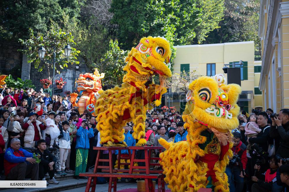 CHINA-MACAO-CHINESE LUNAR NEW YEAR-CELEBRATIONS (CN)