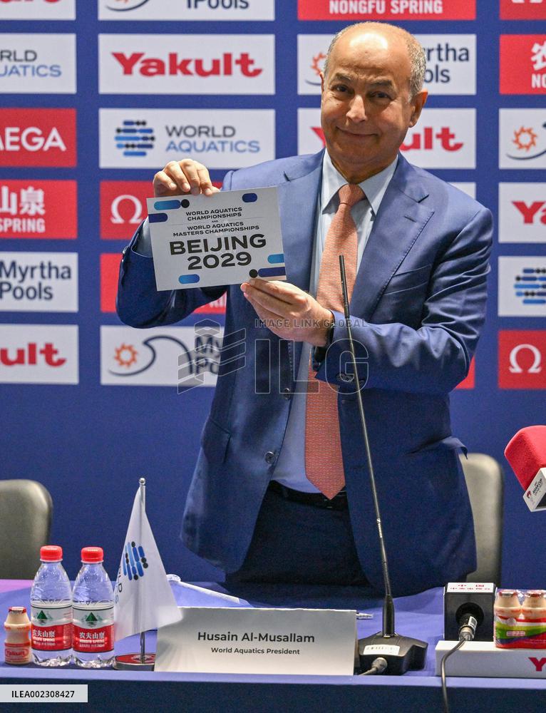 (SP)QATAR-DOHA-2029 WORLD AQUATICS CHAMPIONSHIPS-HOST CITY