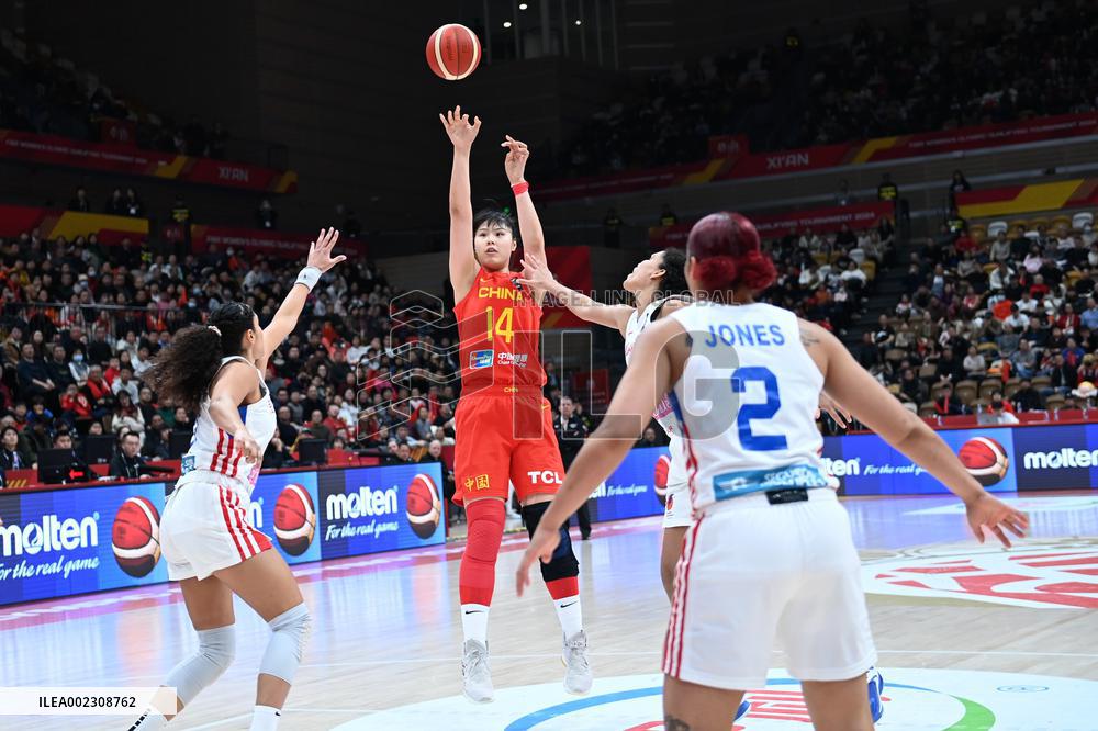 (SP)CHINA-SHAANXI-XI'AN-FIBA-WOMEN'S OLYMPIC QUALIFYING TOURNAMENT 2024(CN)