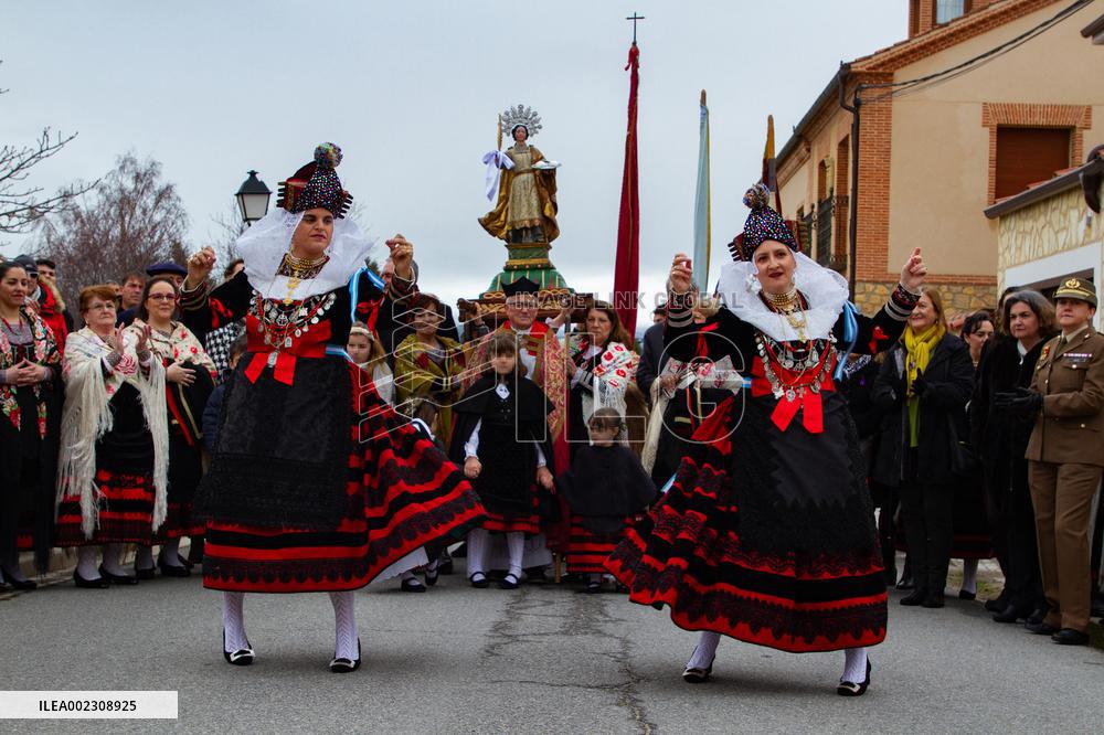 Feast of St Agatha In Zamarramala - Spain