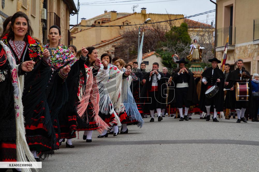 Feast of St Agatha In Zamarramala - Spain