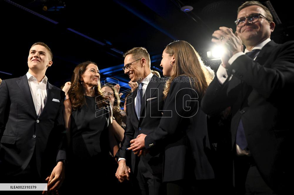 Election reception of NCP presidential candidate Alexander Stubb
