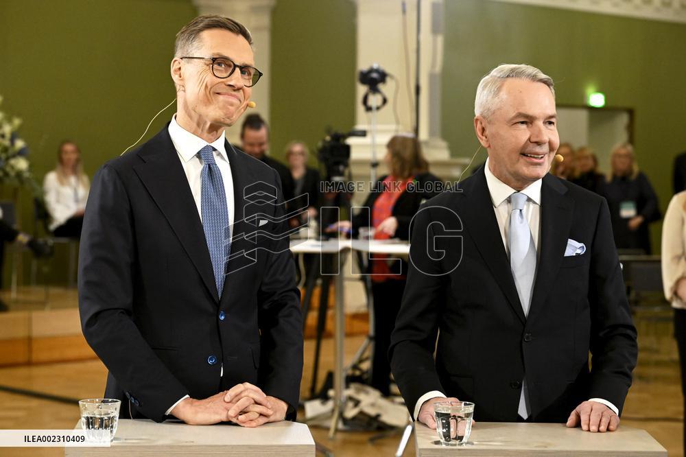 Finnish presidential election, election night event