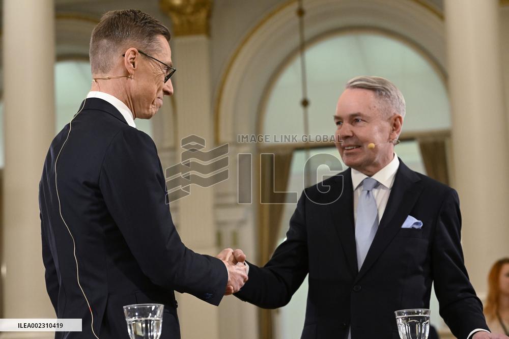 Finnish presidential election, election night event