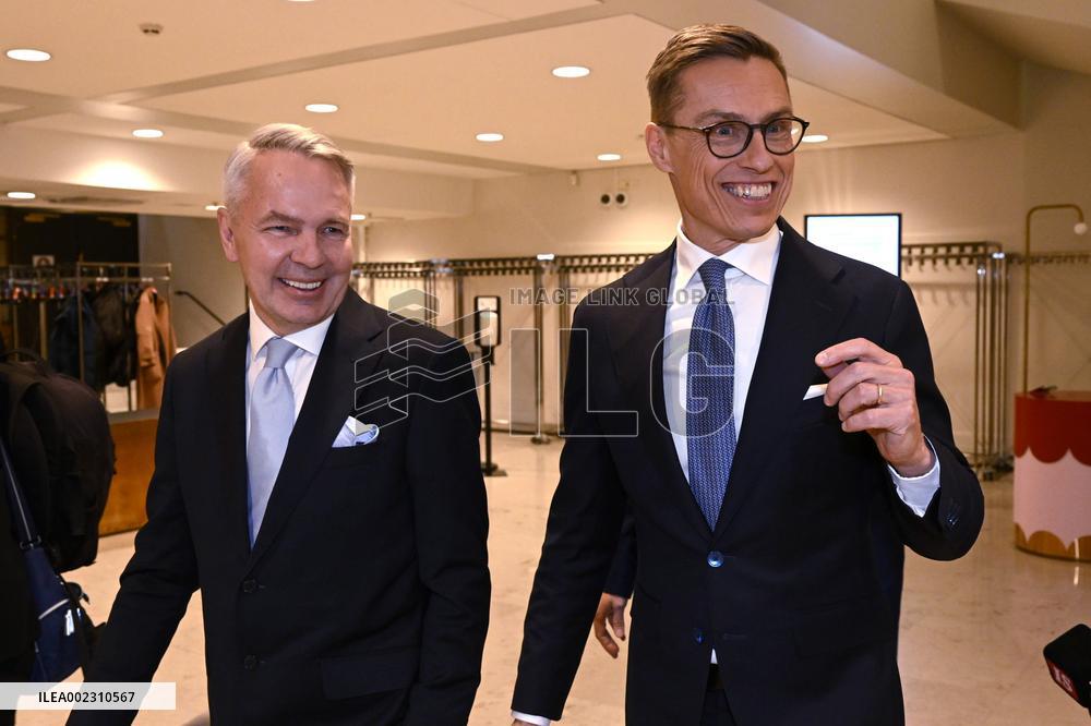 Finnish presidential election, election night event