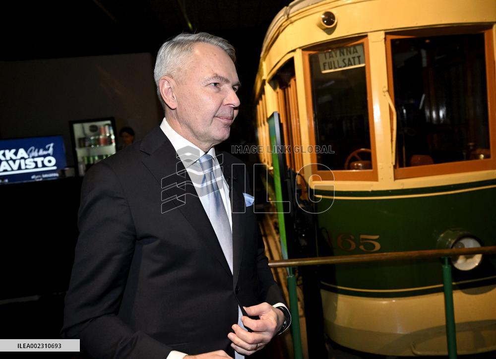 Election reception of Green Party backed presidential candidate Pekka Haavisto