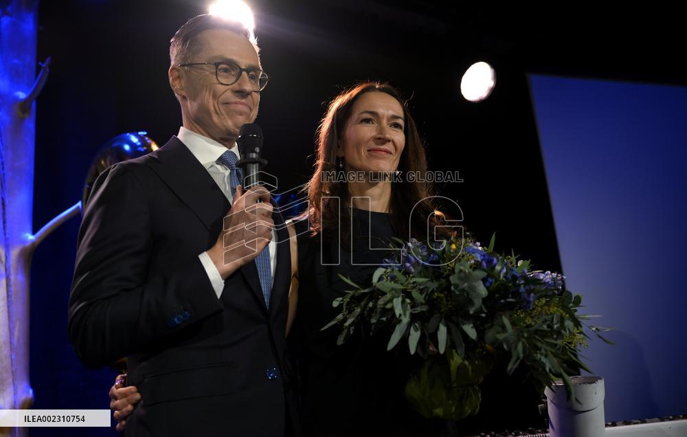 Election reception of NCP presidential candidate Alexander Stubb