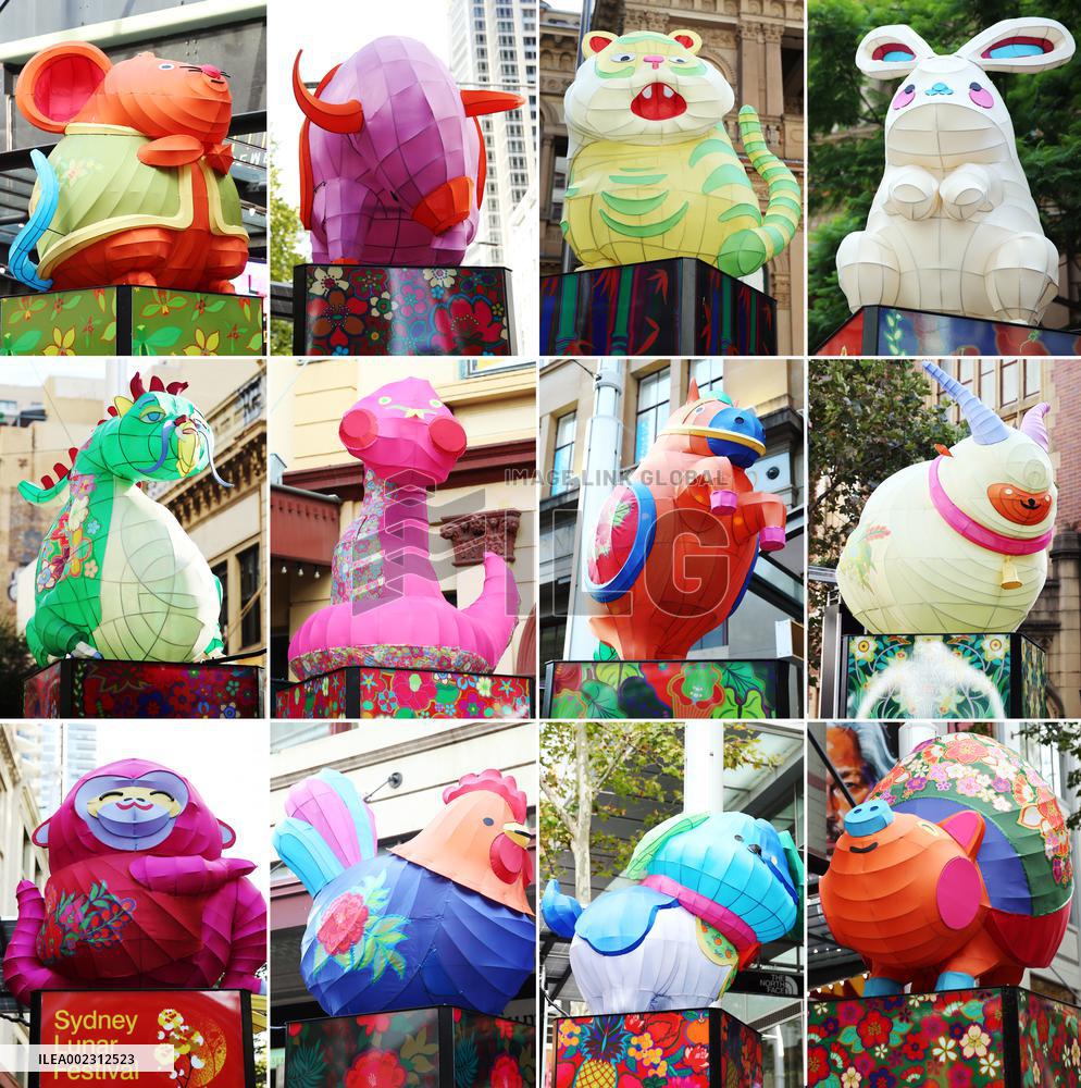AUSTRALIA-SYDNEY-LANTERNS-CHINESE ZODIAC-ARTIST