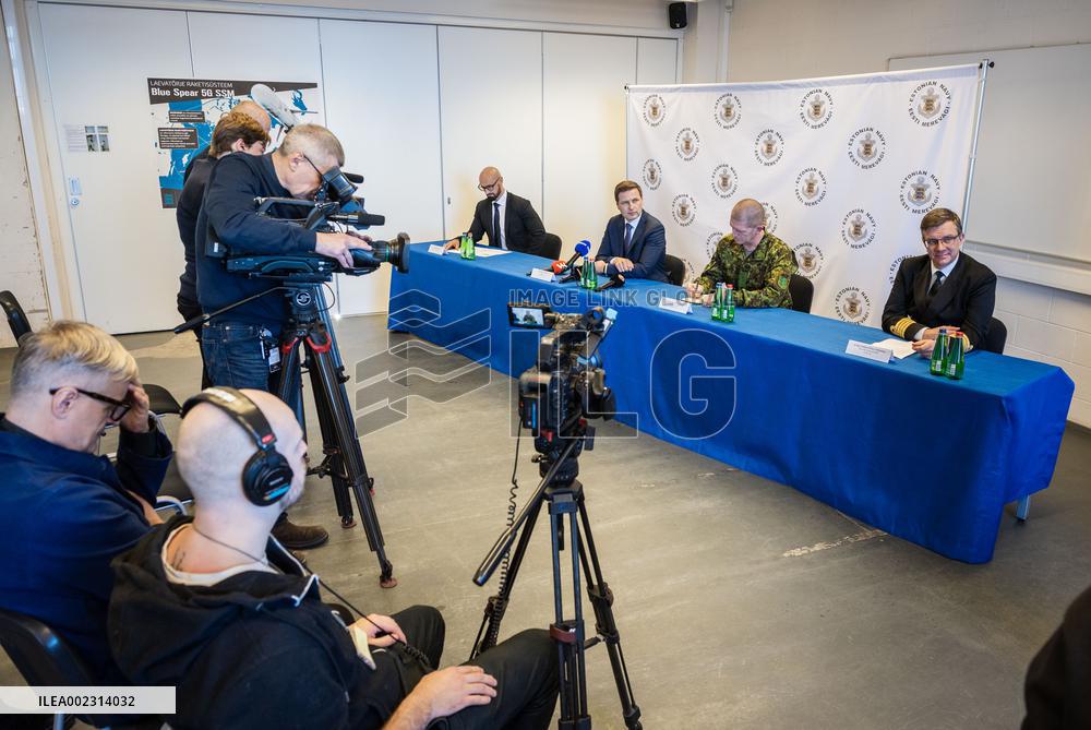 Press conference on the Blue Spear mobile anti-ship missile system